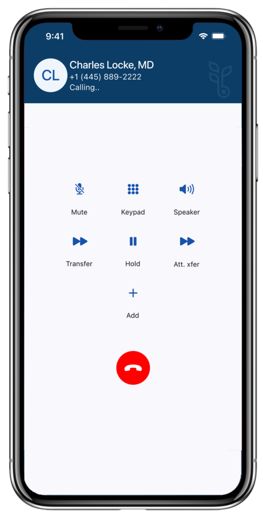Dialer Screen